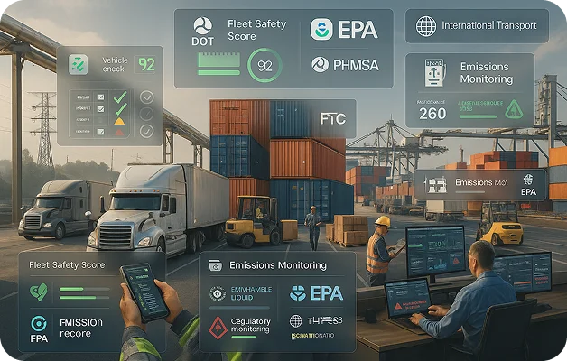logistics compliance dashboard