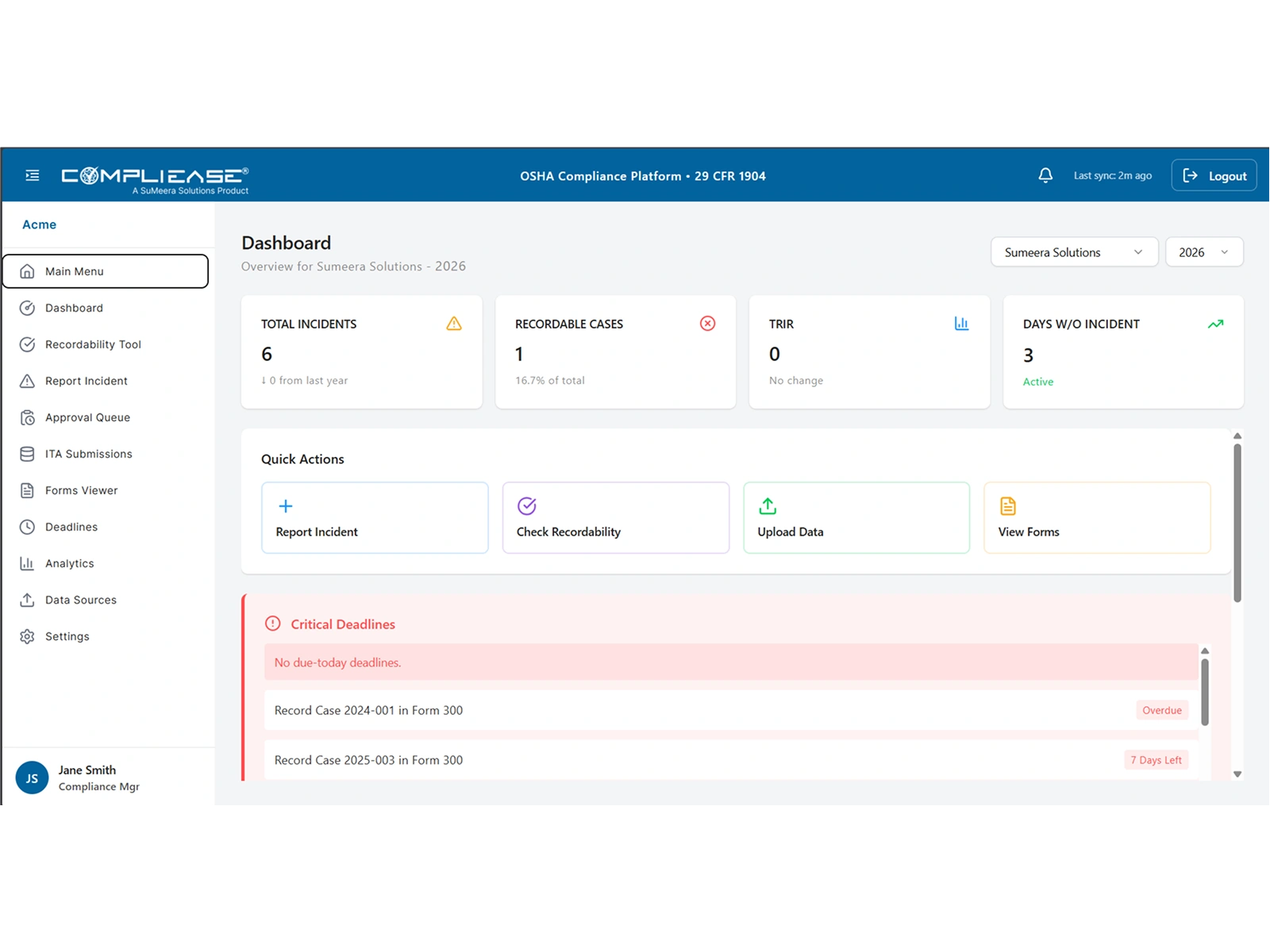 compliance workflow automation dashboard