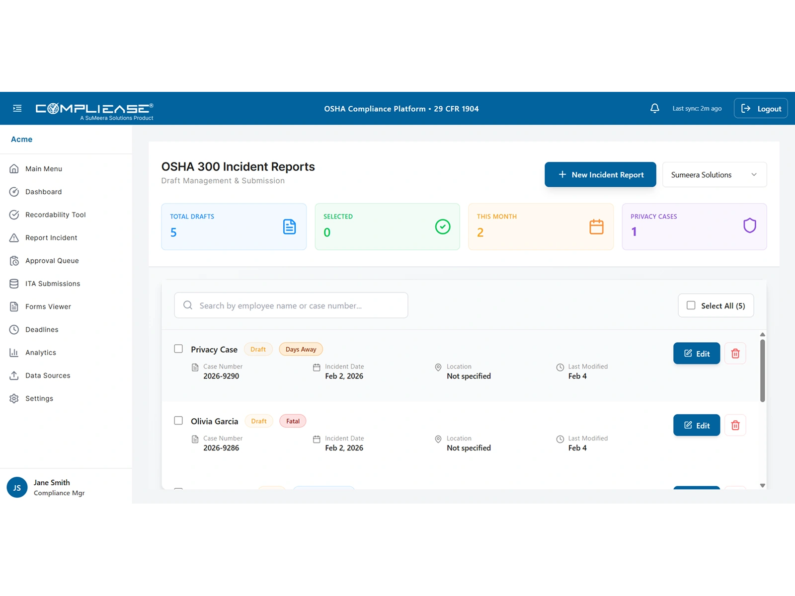 compliance workflow automation dashboard