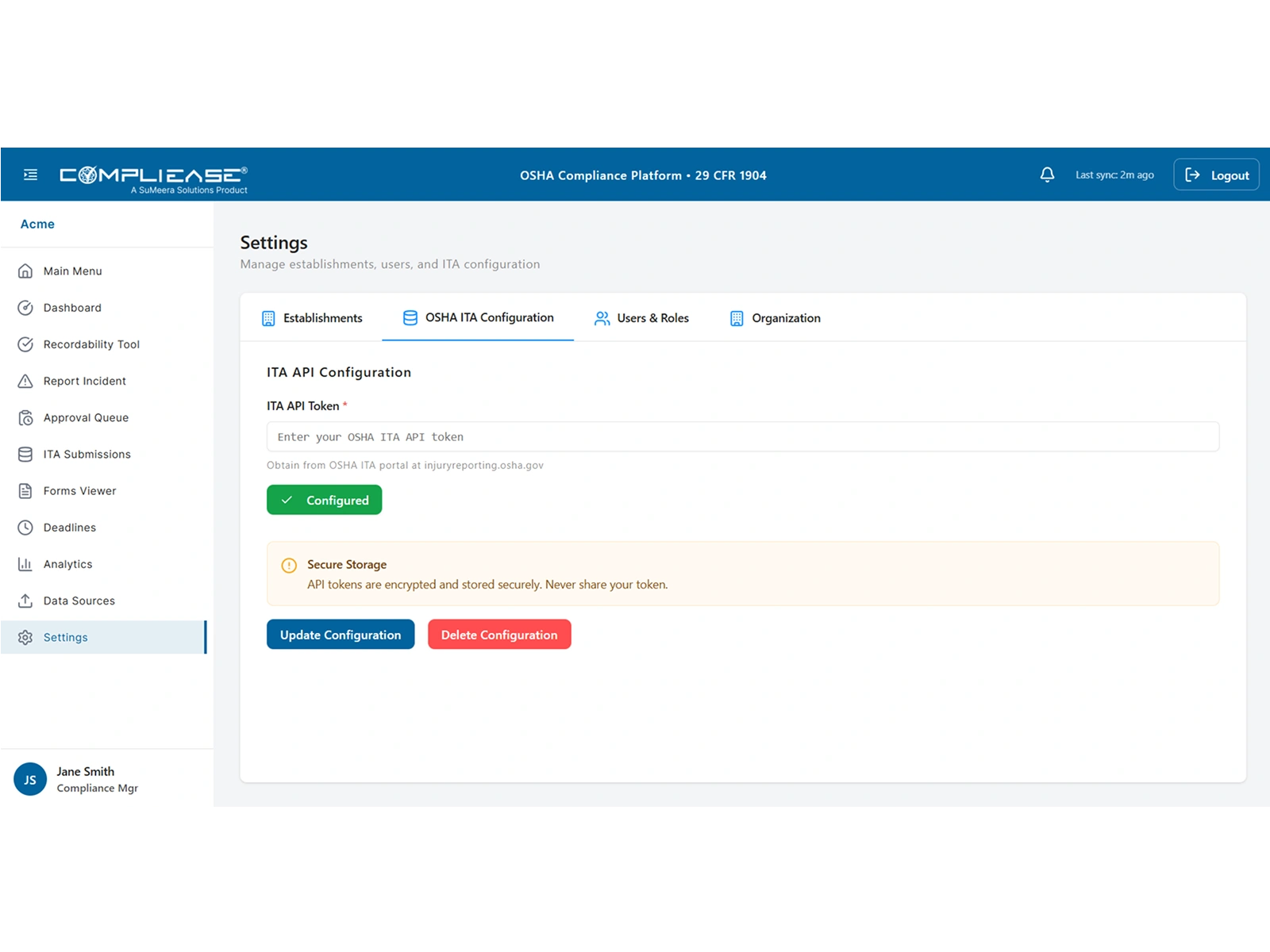 compliance workflow automation dashboard