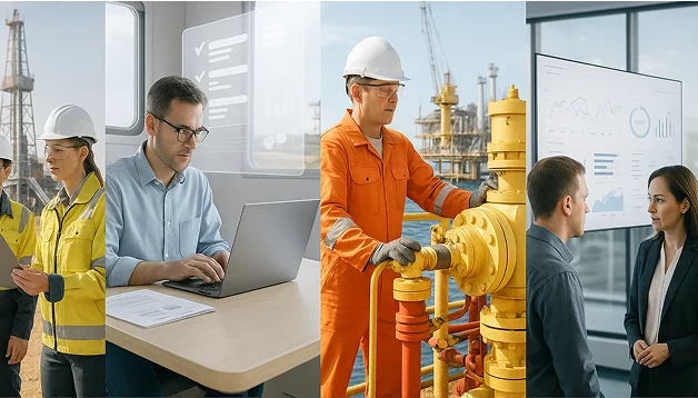 Upstream oil exploration compliance software dashboard screenshot