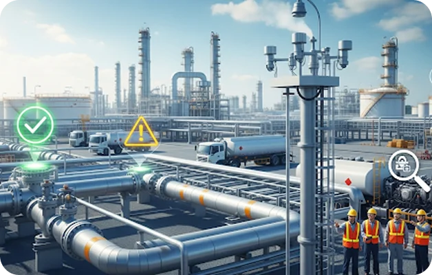 oil gas compliance dashboard