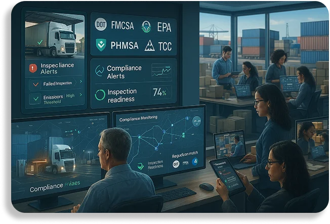 logistics compliance dashboard